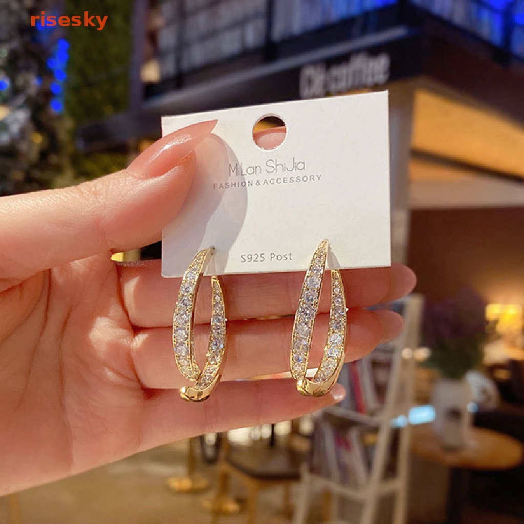 Bông Tai Thời Trang Kiểu Cong Hình Thánh Giá Cho Nữ