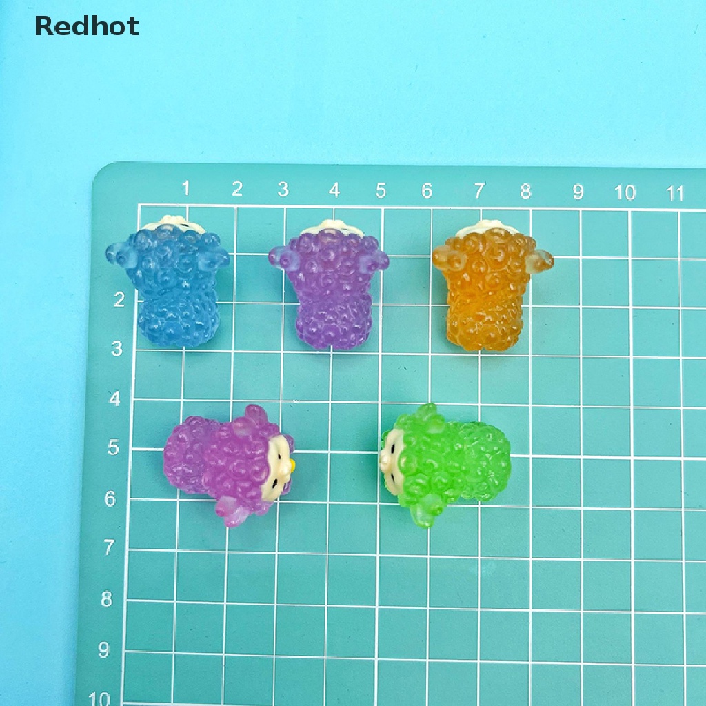 Bộ 2 Tượng Cừu Mini Phát Sáng Dễ Thương Dùng Trang Trí