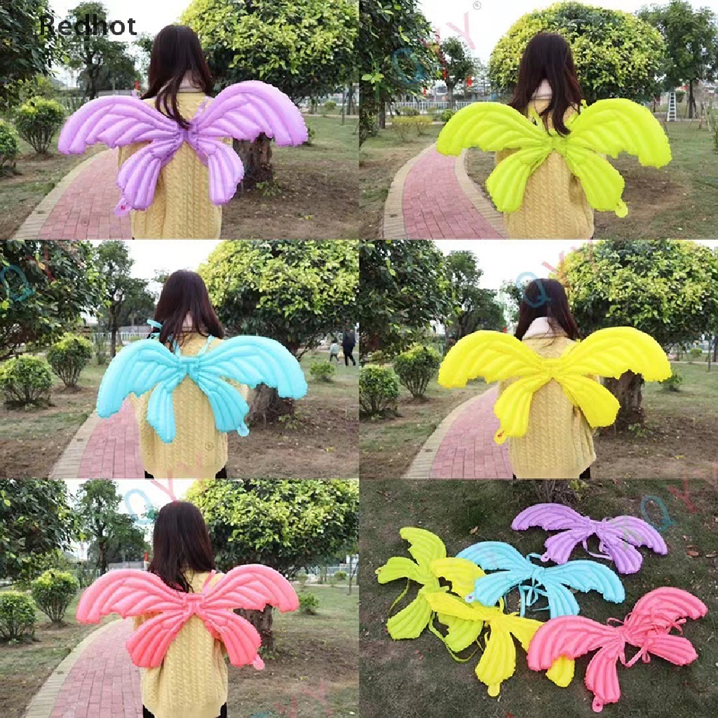 &lt; Redhot &gt; Bong Bóng Lá Nhôm Hình Cánh Bướm Thiên Thần Cho Các Hoạt Động Ngoài Trời Trẻ Em Đang Giảm