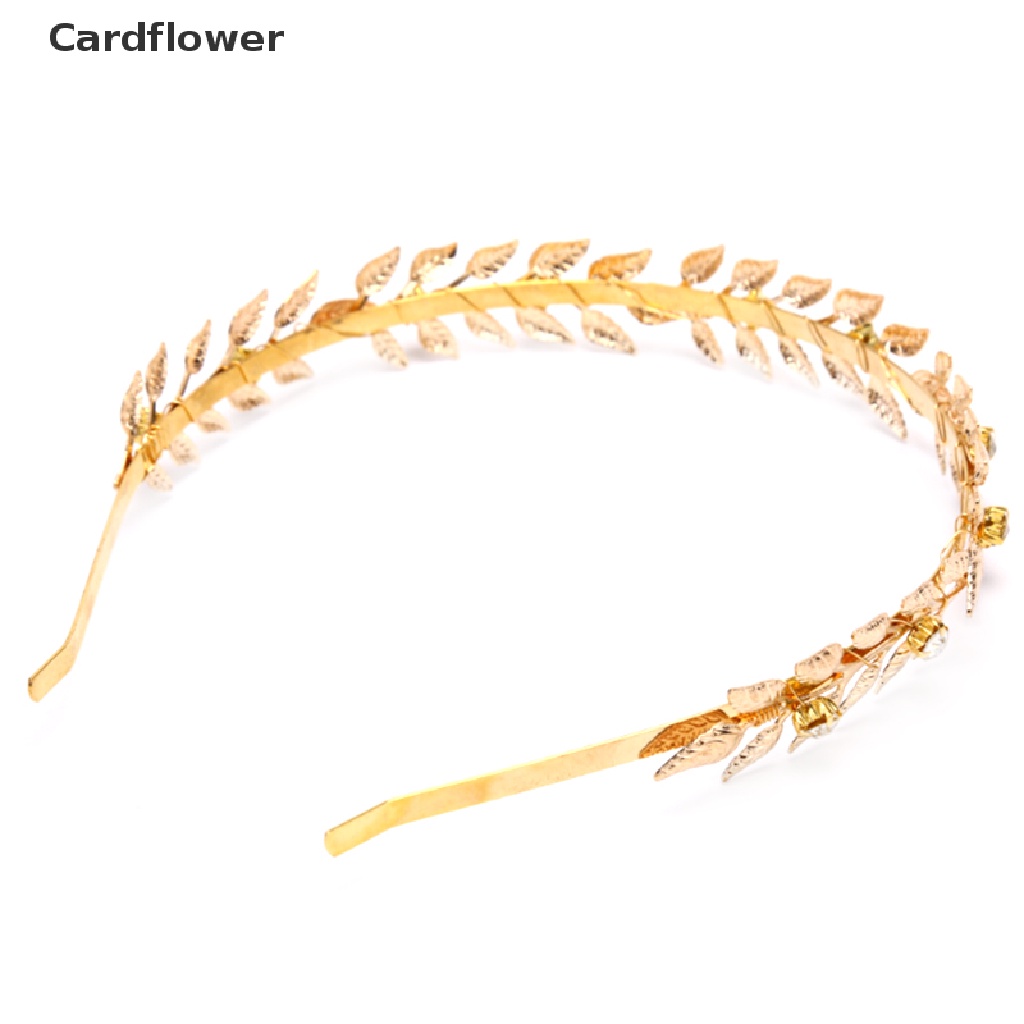 < Cardflower > Băng Đô Cài Tóc Hình Lá Phụ Kiện Cho Cô Dâu Trong Ngày Cưới Giảm Giá