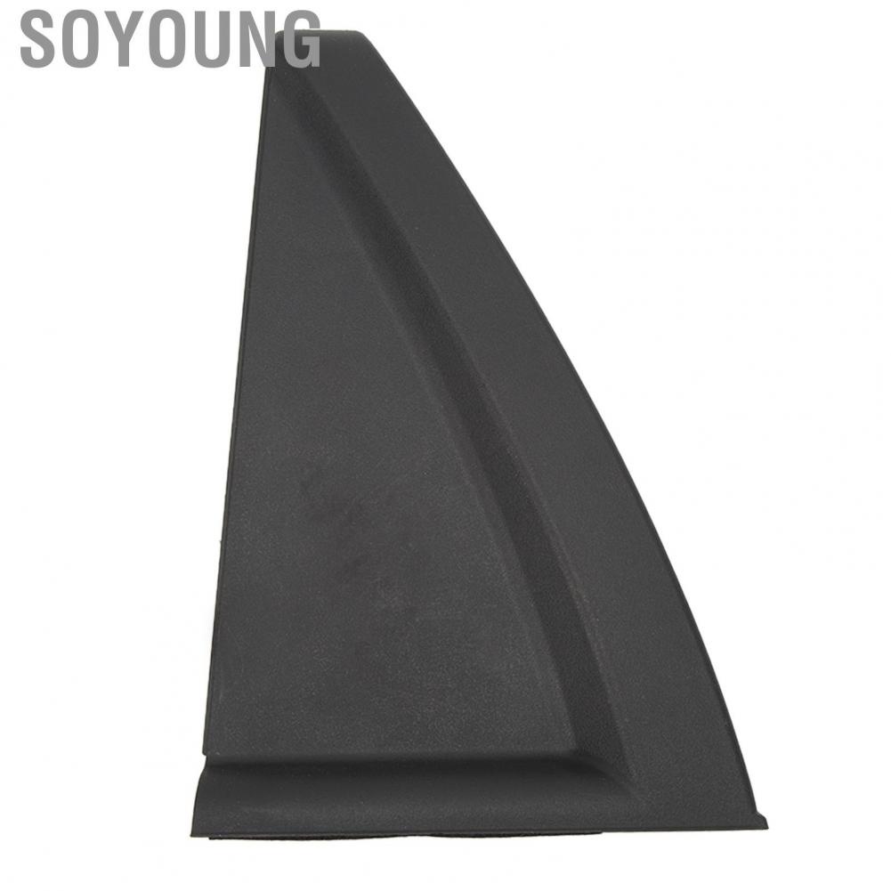 Soyoung Door Outside Delta Molding  Exquisite Appearance 838301F000 Triangle Protective Trim Wearproof Shockproof Sturdy ABS for Car