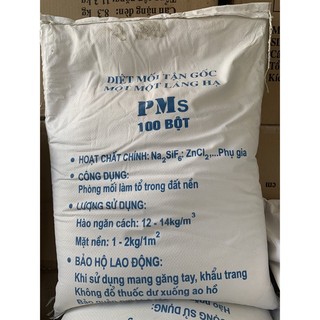 Bột chống mối dùng cho công trình, nhà cửa PMS 100 - 20kg