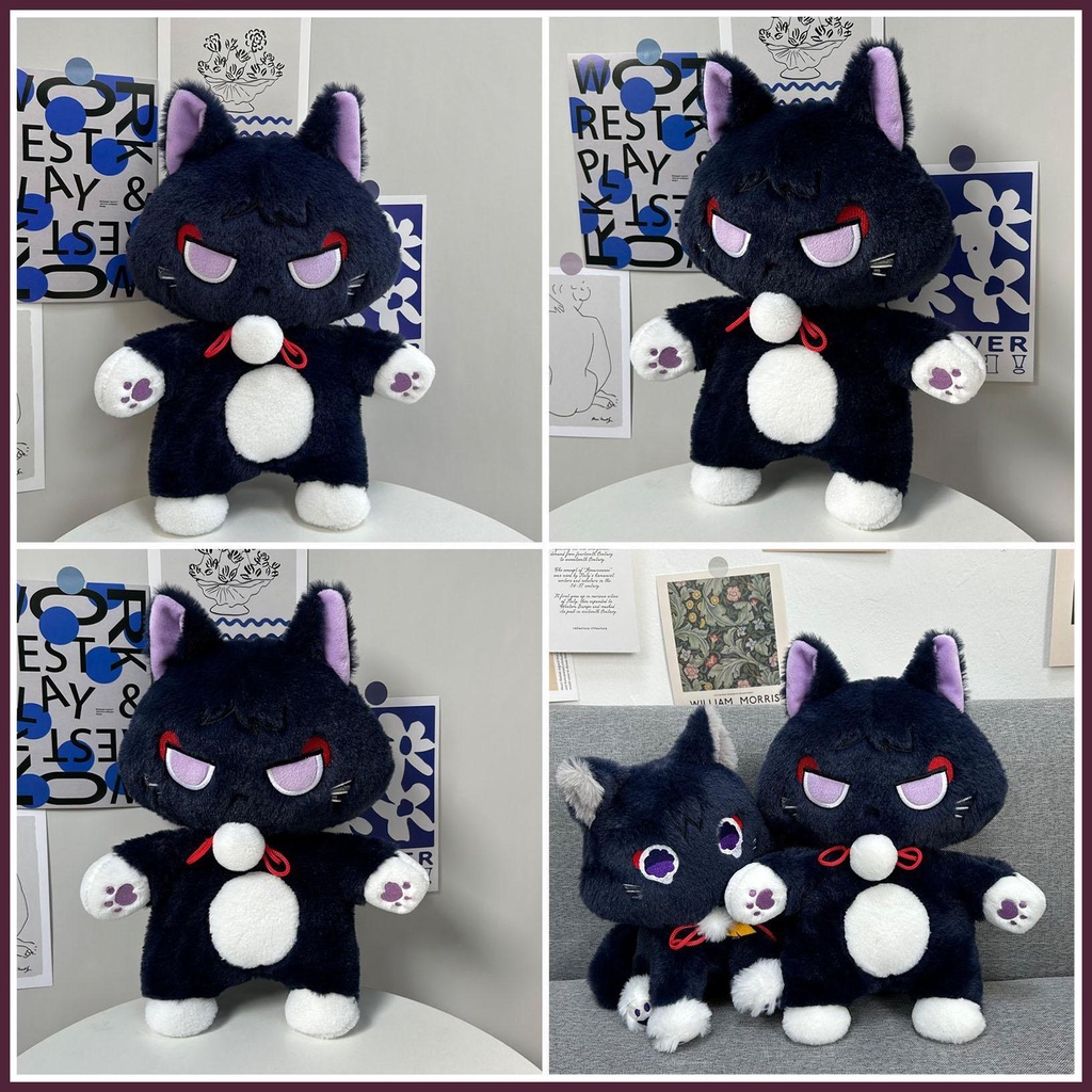 Búp Bê Nhồi Bông Hình Chú Mèo Trong Game God Wanderer 32cm