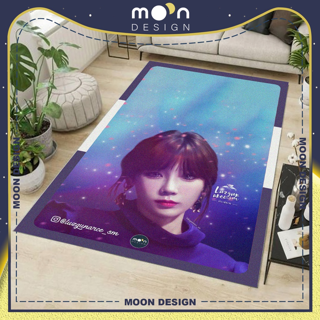 Thảm Trang Trí Moon Design Kpop Ca Sĩ Taeyeon SNSD Fanart Decor Trải Sàn Phòng Ngủ Phòng Khách Văn Phòng