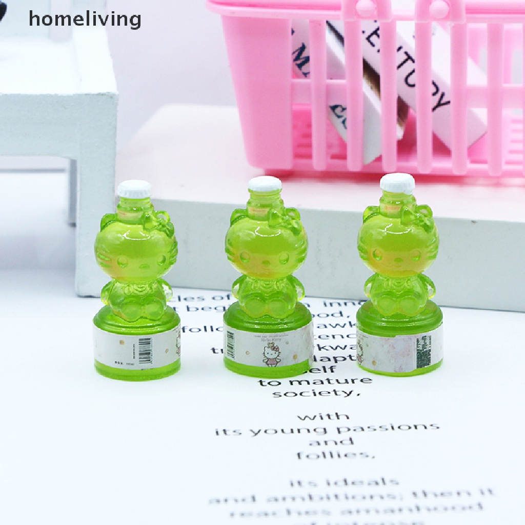 1 Bình Nước Dạ Quang Tự Làm Họa Tiết Mèo Hoạt Hình Trang Trí Tiểu Cảnh