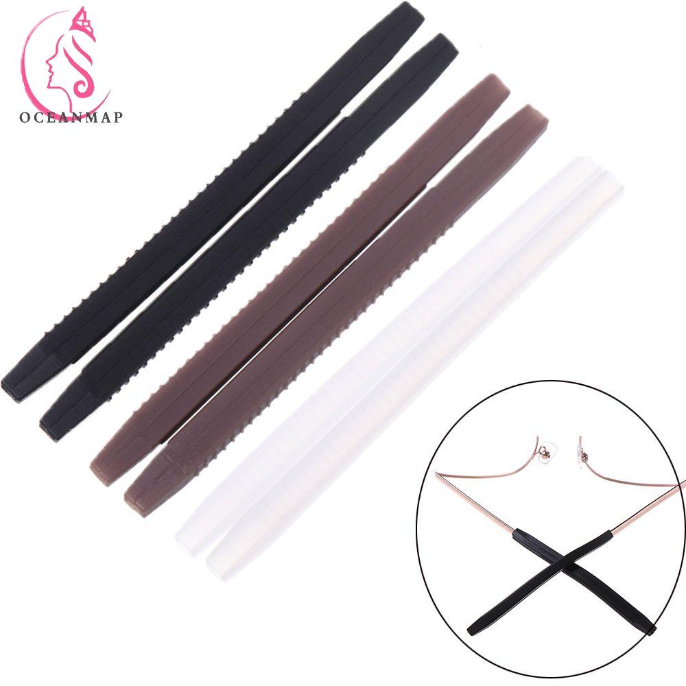 1 Cặp Phụ Kiện Gắn Gọng Kính Bằng Silicon Chống Trượt Nhiều Màu