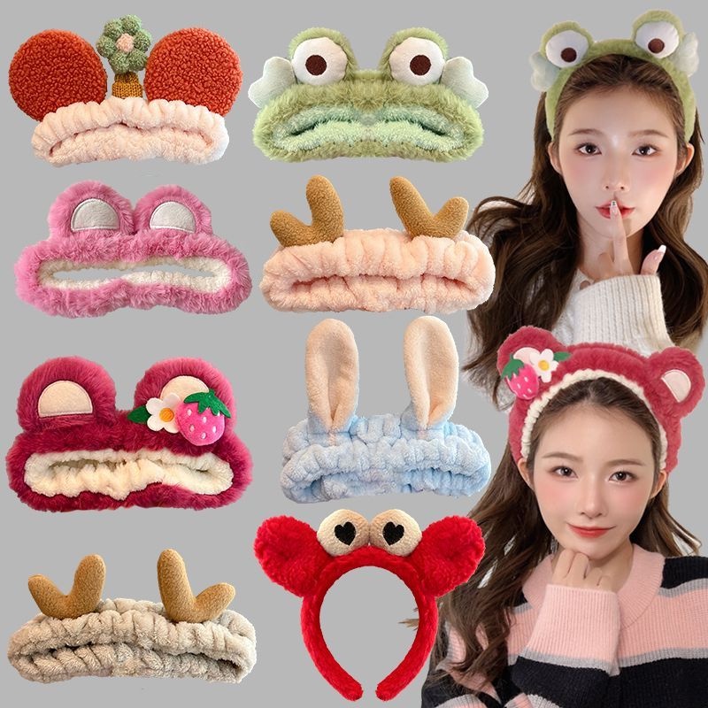 Băng Đô Vải Họa Tiết Hoạt Hình Dễ Thương Thời Trang