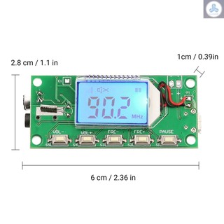 DSP & PLL Digital Wireless Microphone Stereo FM Transmitter Module 87-108MHz