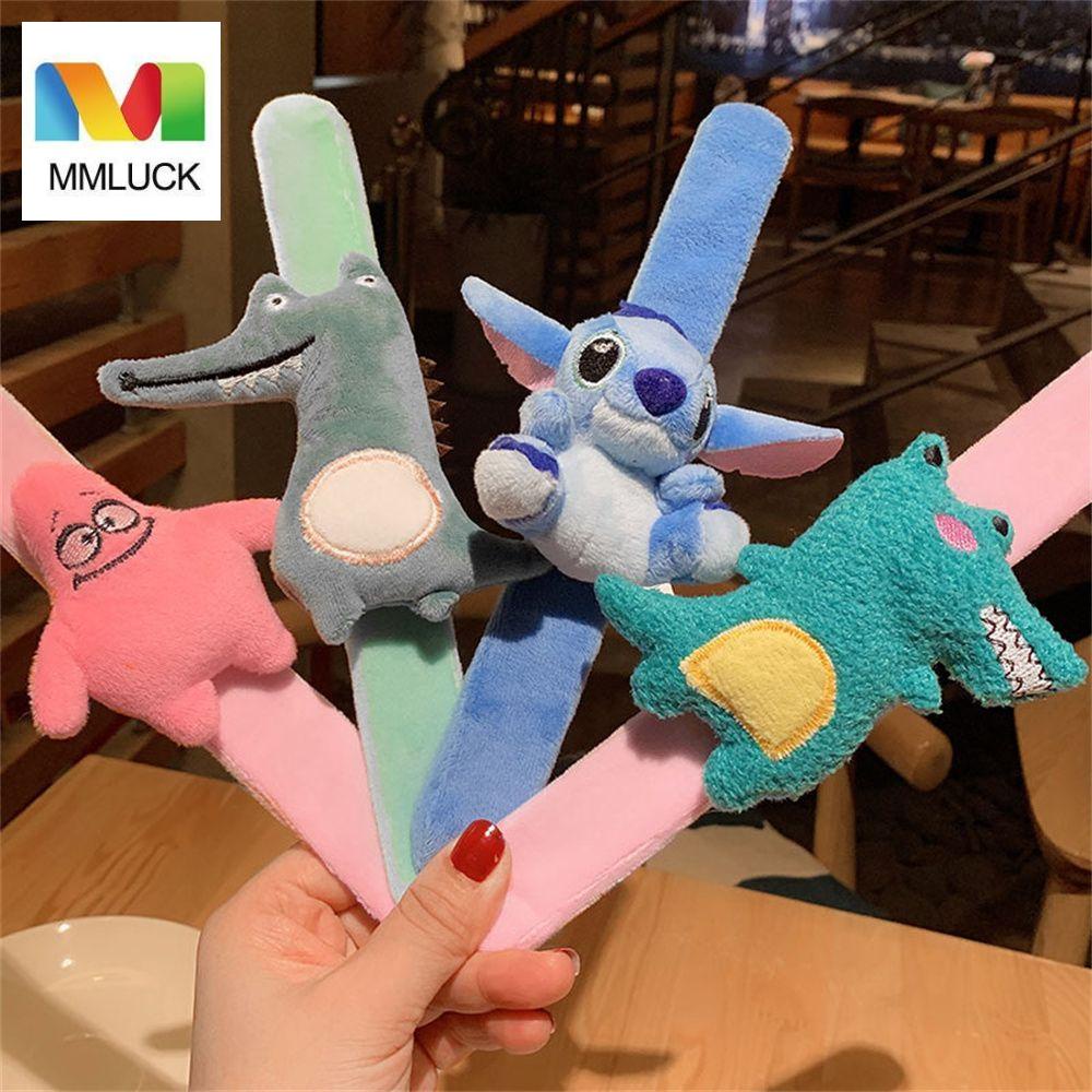 Vòng đeo tay MMULCK hình cá mập / gấu trúc nhồi bông dễ thương cho bé