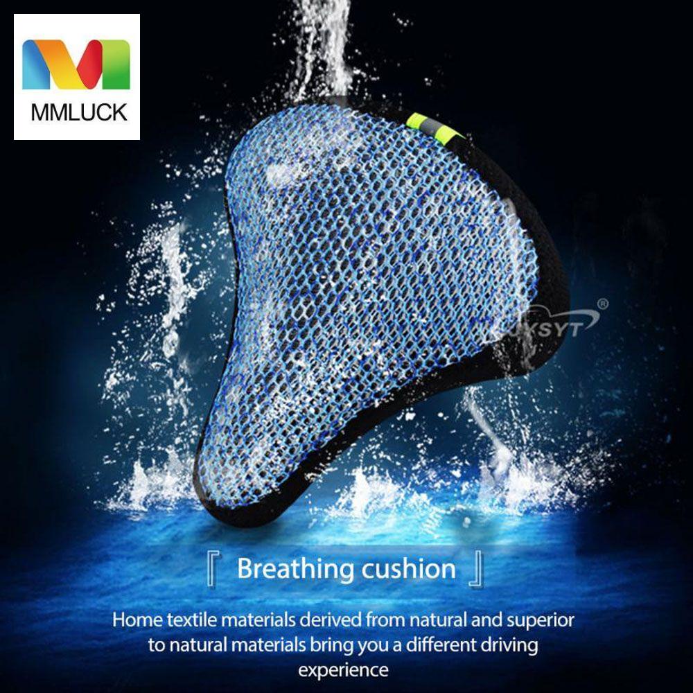 Vỏ bọc yên xe đạp 3D MMULCK bằng lưới chống nắng phản quang thoải mái