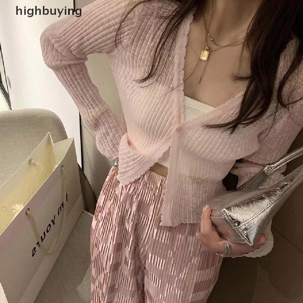 Áo Khoác Cardigan Dệt Kim Tay Dài Cổ Chữ V Thời Trang Cho Nữ