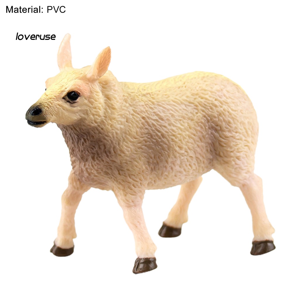 / Lo / Sturdy Mô Hình Đồ Chơi Động Vật Nông Trại Mini Bề Mặt Mịn Cho Bé