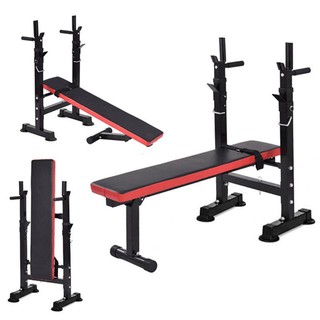 Ghế tập tạ đa năng - Ghế nằm đẩy tạ có thể gập gọn cất đi