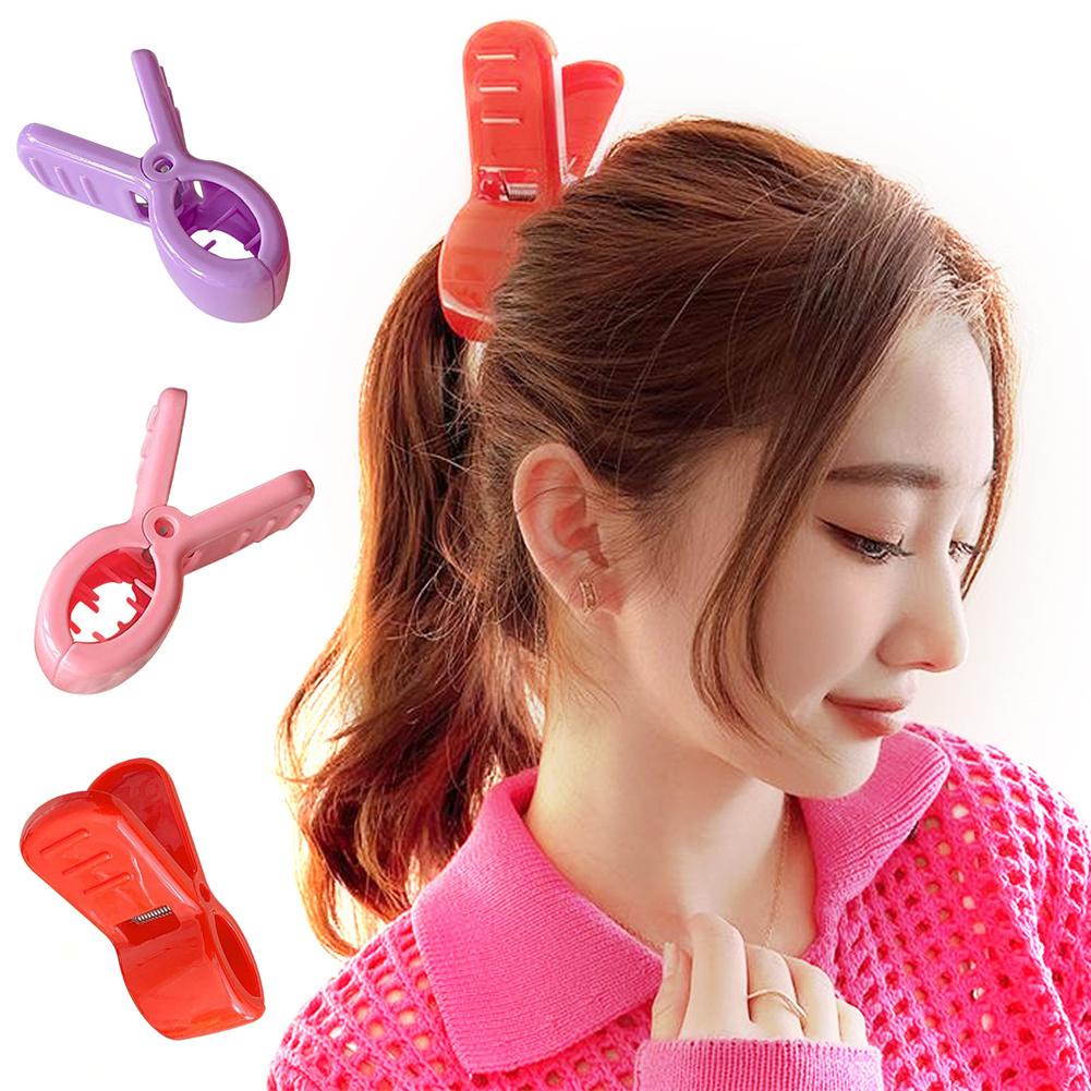 Kẹp Tóc Đuôi Ngựa Lớn Họa Tiết Hoạt Hình Anime Cho Bé T6J6