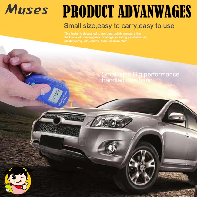 Đồng Hồ Đo Độ Dày Màn Hình Kỹ Thuật Số Từ Tính Bằng Sắt