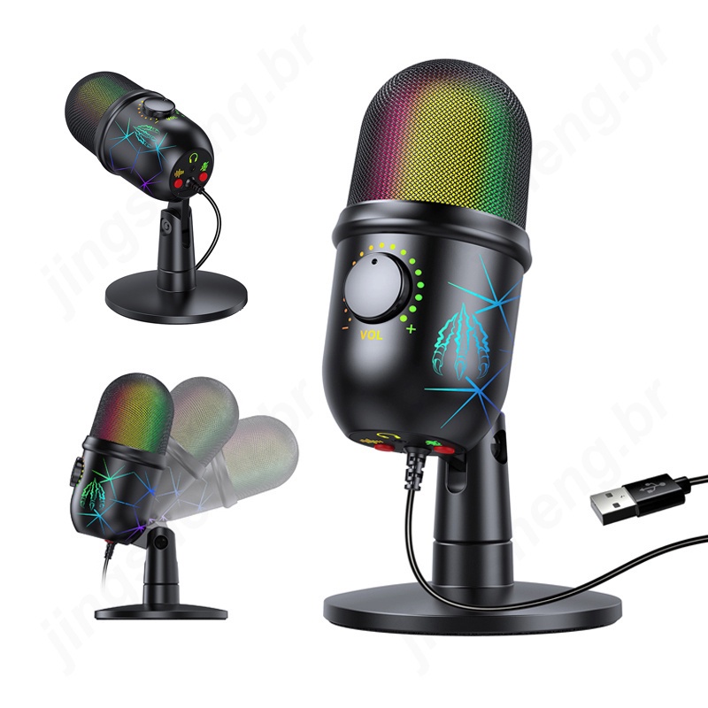 Micro USB RGB Giảm Tiếng Ồn Để Bàn Cho Laptop / Máy Tính