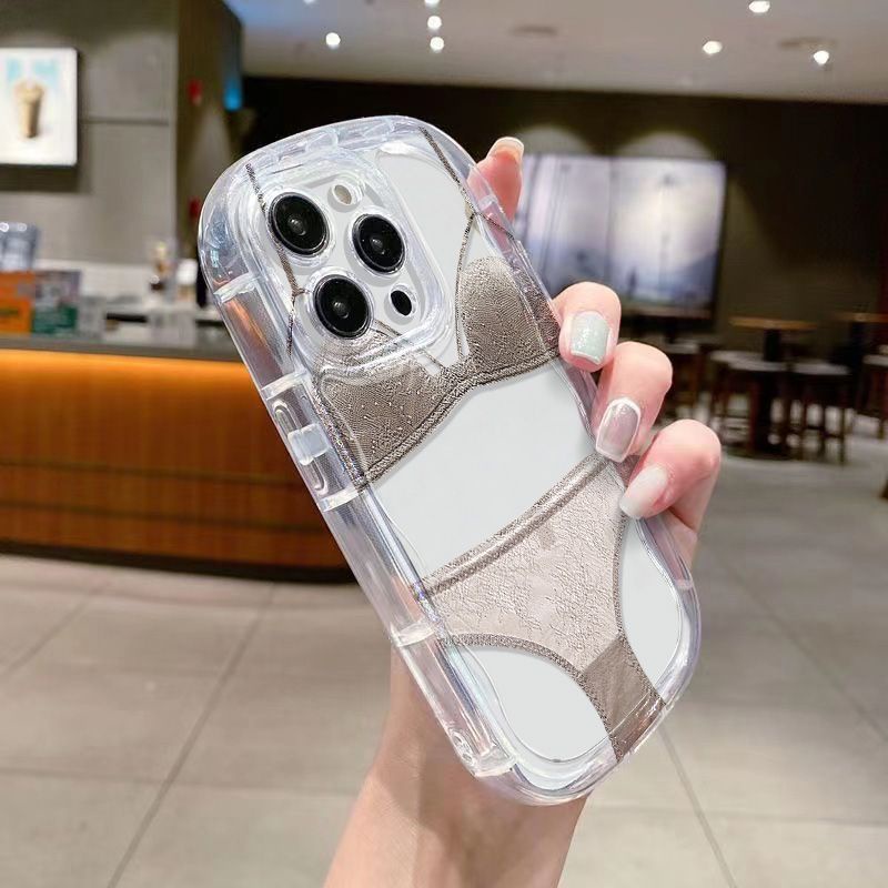 ✅Ốp Điện Thoại Mềm Trong Suốt Chống Sốc Màu Xám Cho iPhone promaxiPhone14 8p13 / xr / 7 11 / xs12 DKPO