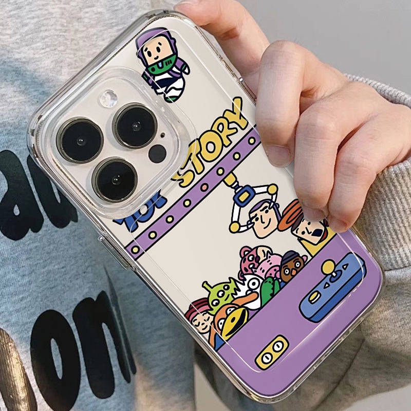 Basguangnian Crane Machine Apple 14/Iphone13pro/11/12/Xsmax/6/7/8 Space Shell Transparent p1VX