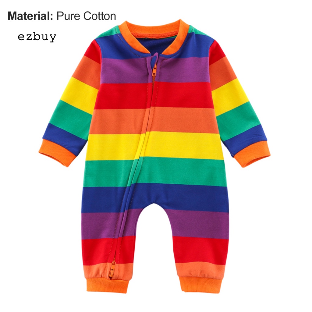 Bộ Áo Liền Quần Bằng Cotton Thân Thiện Với Da Nhiều Màu Sắc Dành Cho Bé Trai Gái