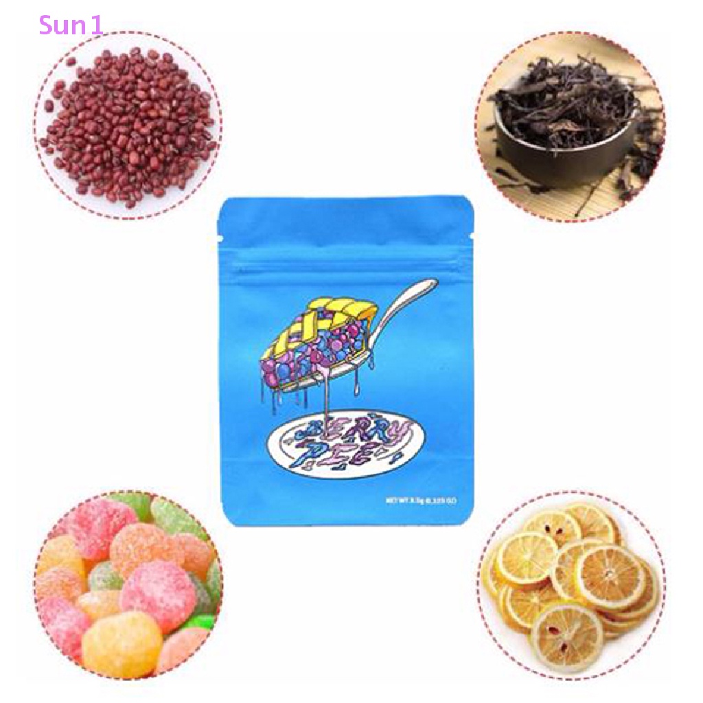 Set 1 &gt; 20 Túi Zip Đựng Bánh Quy Có Thể Tái Sử Dụng Đứng