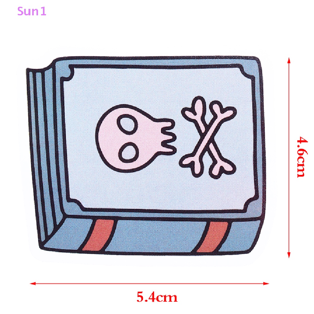 Set 50 Miếng Dán Chống Thấm Nước Trang Trí Phong Cách Retro