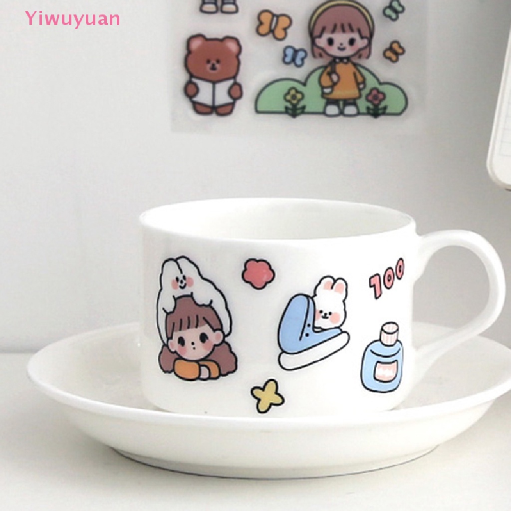 < Yiwuyuan > 20 Tờ Nhãn Dán Hộp Quà Hình Thú Cưng Đáng Yêu Mới