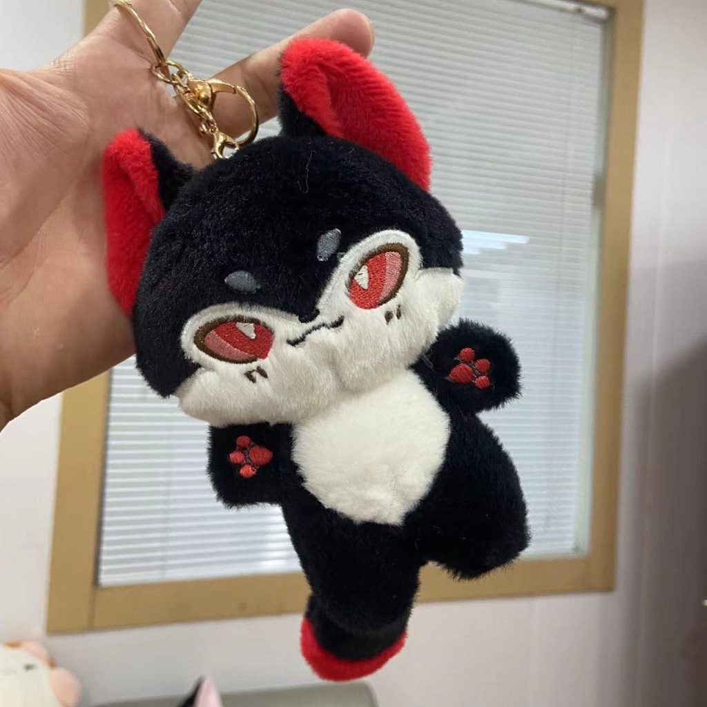 Thú Nhồi Bông Hình Chó Sói Mắt To Dễ Thương