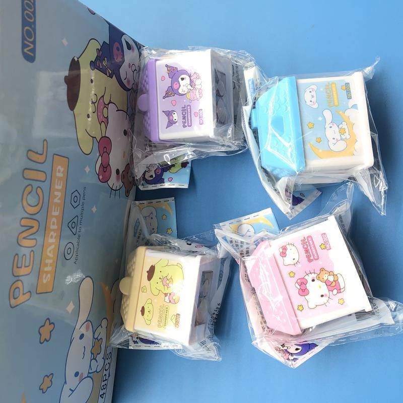 Sanrio Đồ Gọt Bút Chì Hình Ngôi Nhà 3D mini Bằng Nhựa Dễ Thương Cho Học Sinh Mymelody Kuromi Cinnamoroll Purin