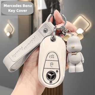 Vỏ bảo vệ chìa khóa xe hơi mercedes benz a class b class c class e class s class eqc gla glb glc gle gle gls gclass cla v-class mercedes benz