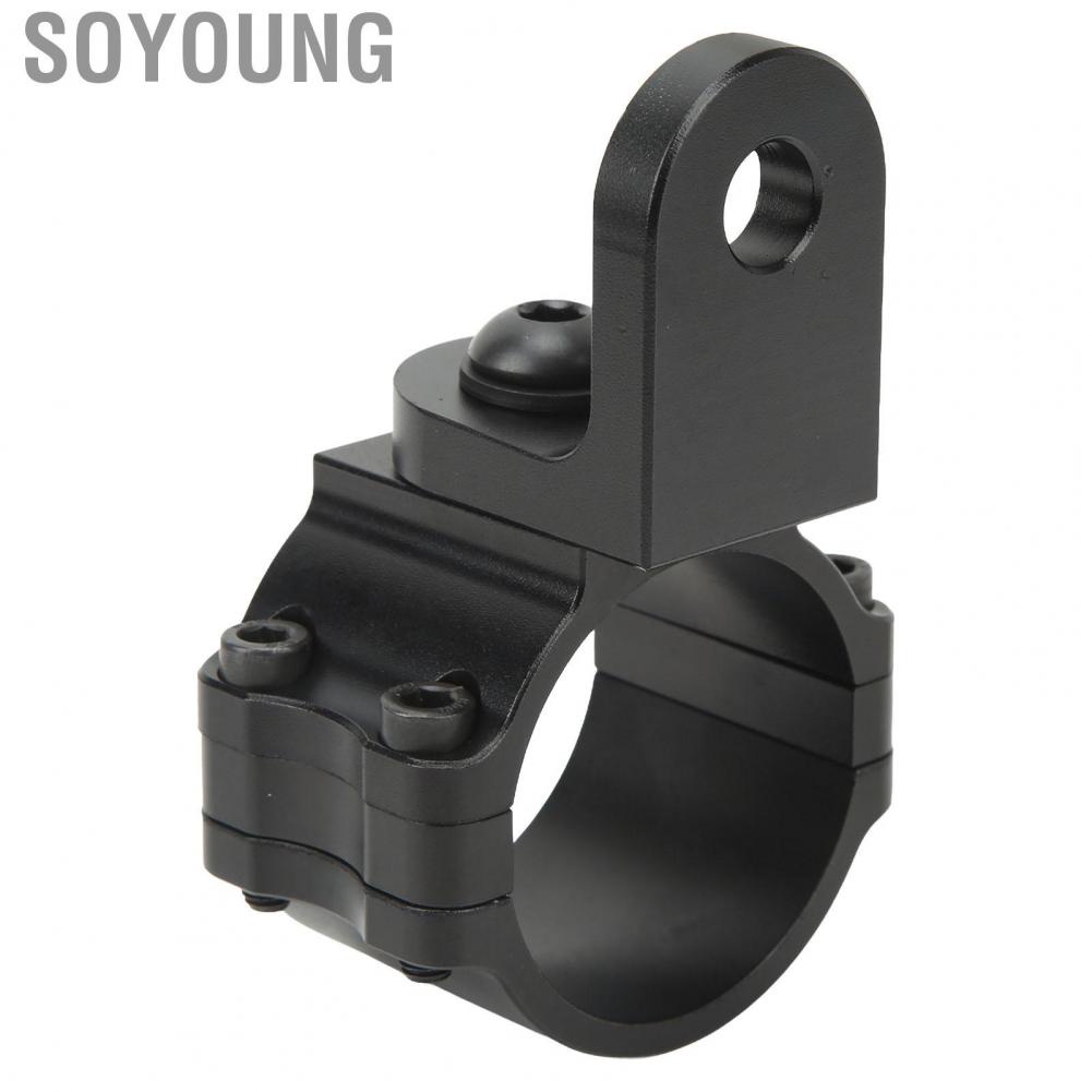 Soyoung UTV Whip Mount Strong Strength Flag Mounting Bracket for 1.75in To 2in  Roll Bar Lights