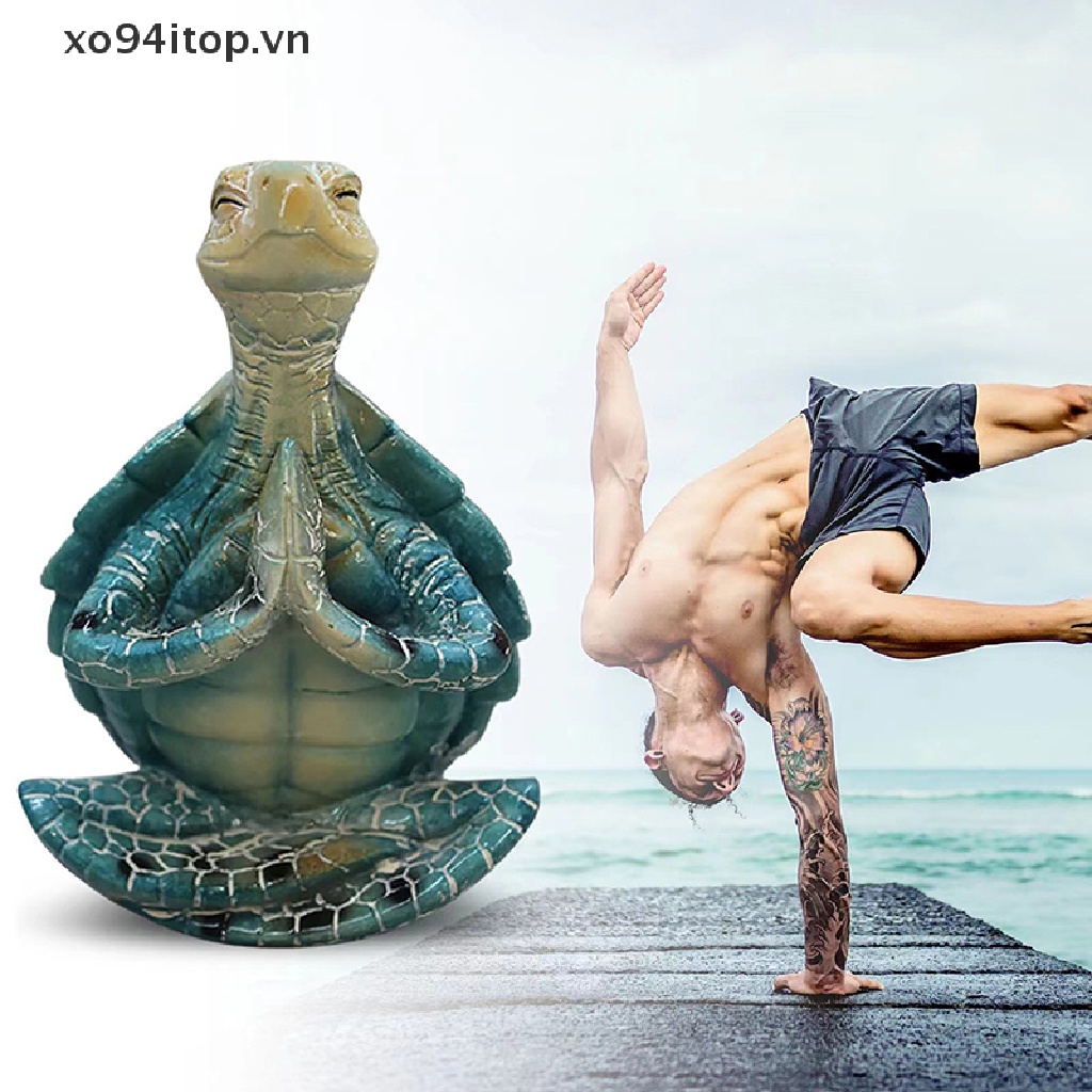 Xoitop Mô Hình Tượng Rùa Biển Tập Yoga VN