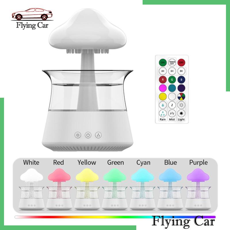 Máy Khuếch Tán Tinh Dầu Hình Giọt Nước Mưa Có Hẹn Giờ USB 300ml Lzdjfmy2