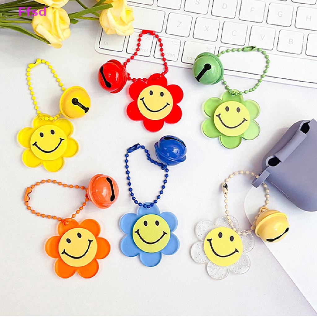 {Ffsd} Móc Khóa Hình Hoa Hướng Dương Màu Kẹo Dễ Thương Cho Nữ * Hàng Bán Chạy