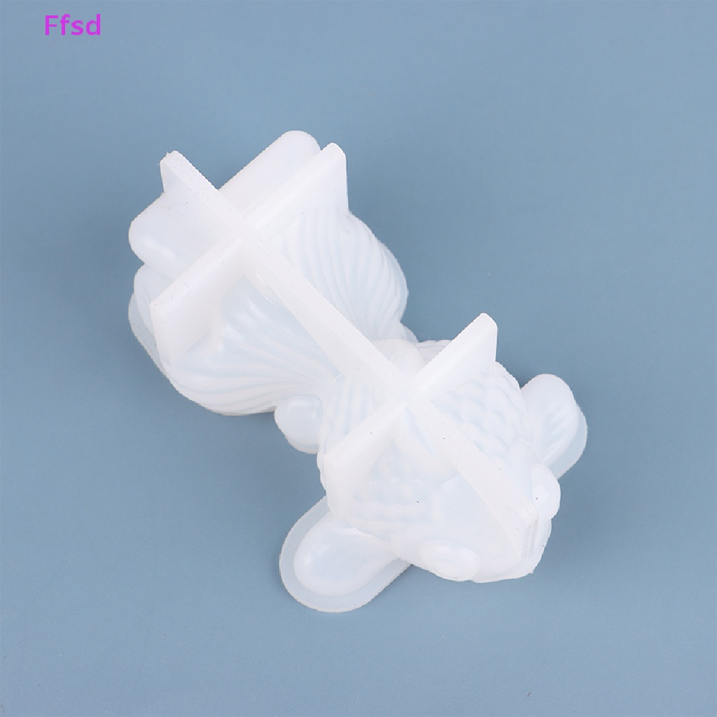 Bộ 2 Khuôn Silicone Hình Cá Vàng 3D Làm Trang Sức DIY