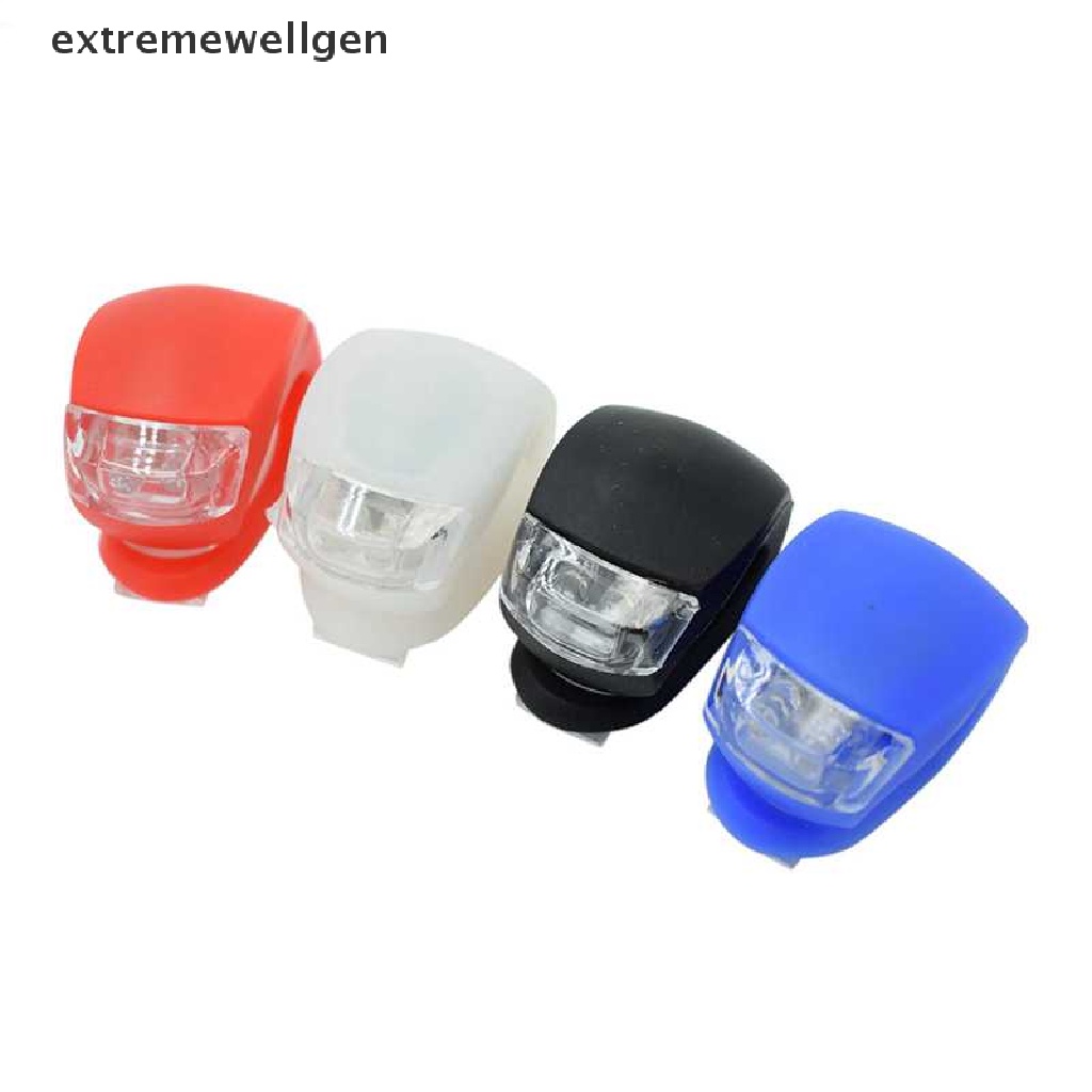 Đèn LED Silicone Gắn Phía Trước Xe Đạp Chống Thấm Nước LLF