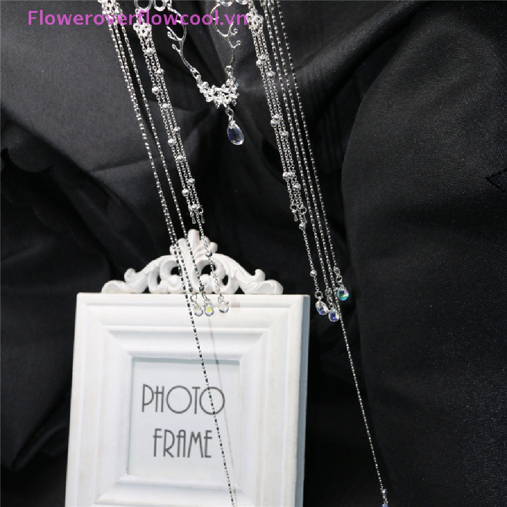 Cài Tóc Dạng Chuỗi Hạt Phối Tua Rua Phong Cách Trung Hoa Cổ Điển