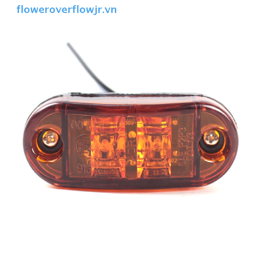 1 Đèn LED Cảnh Báo 10V 30V Ánh Sáng Trắng / Vàng / Đỏ Dành Cho Xe Hơi / Xe Tải