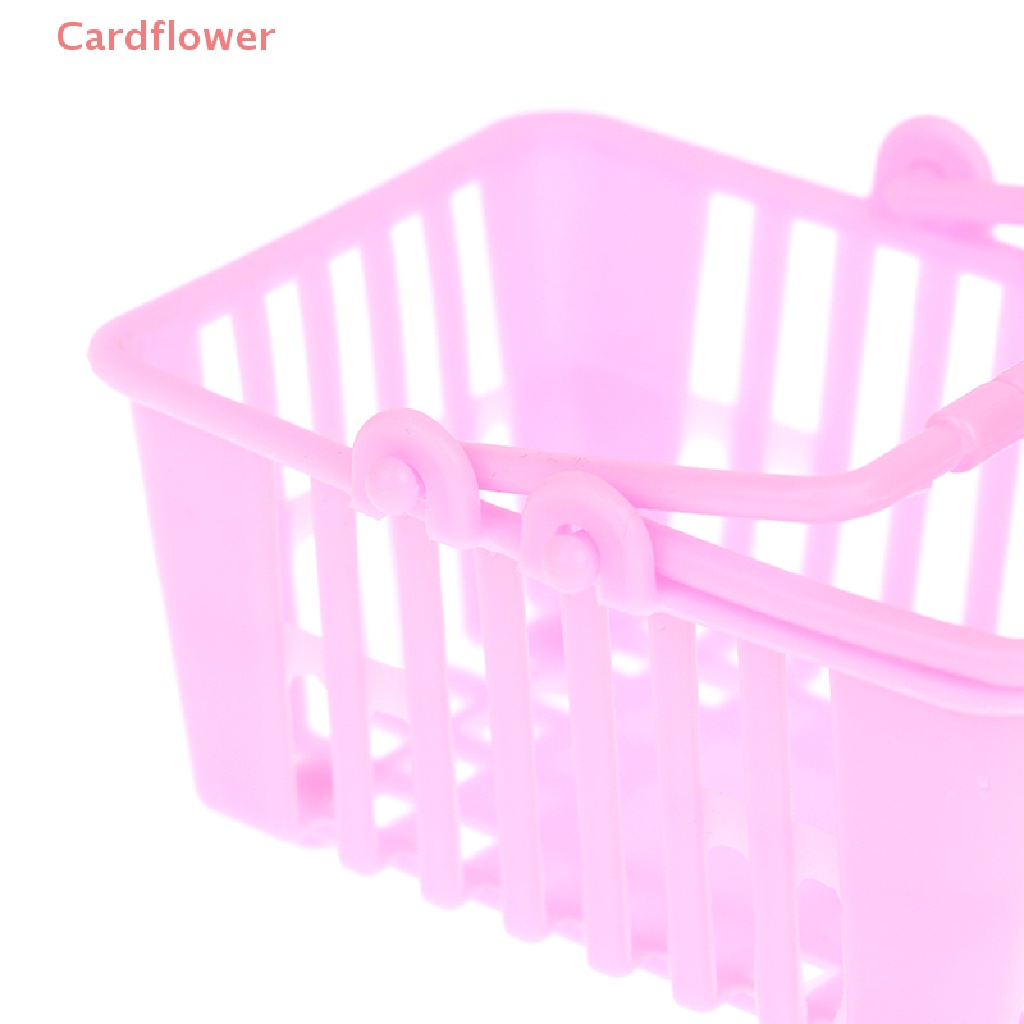 Bộ 2 Giỏ Mua Sắm Đồ Chơi Mini Cho Nhà Búp Bê Mới