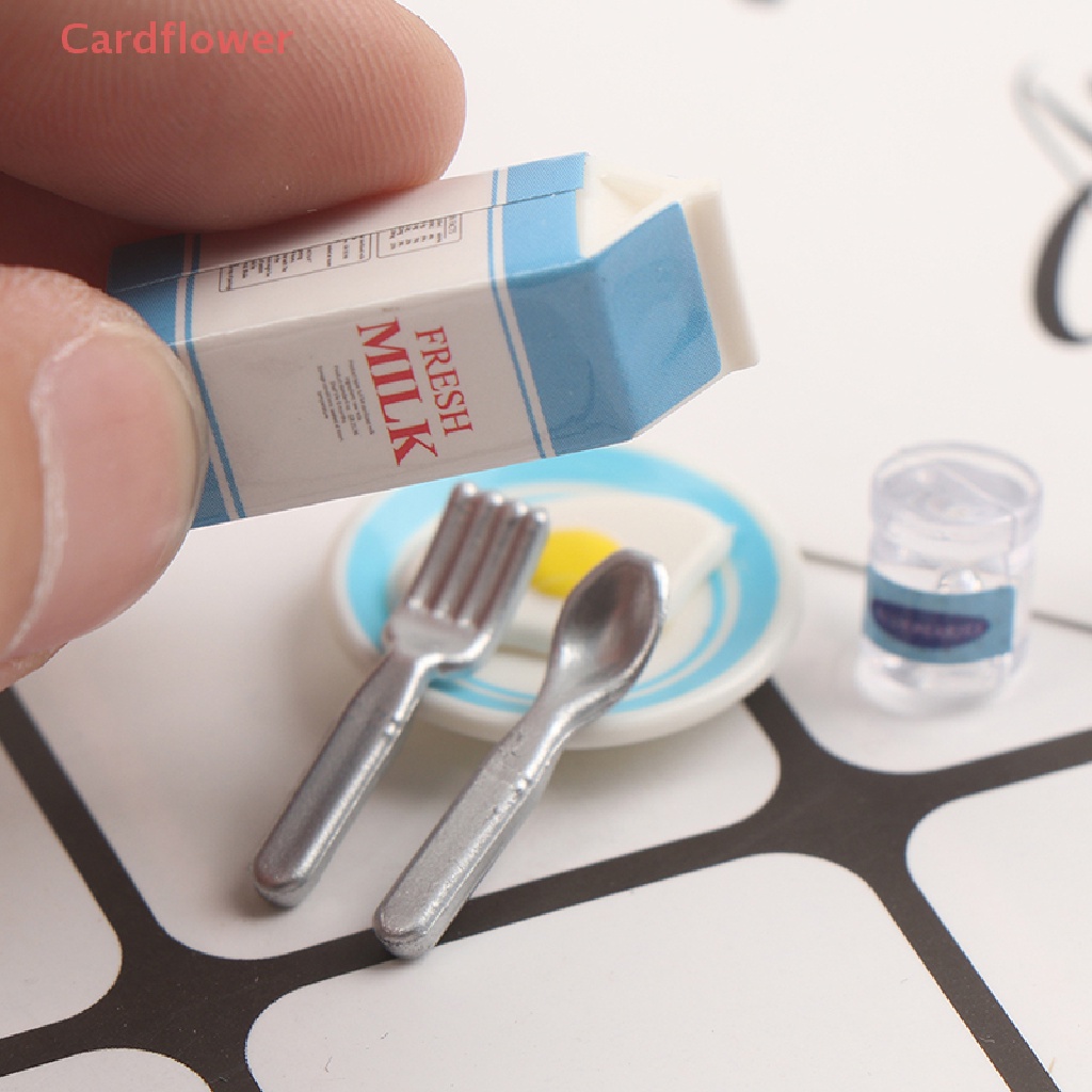 6 Trứng Và Sữa Đồ Chơi Búp Bê Cỡ Nhỏ Mới