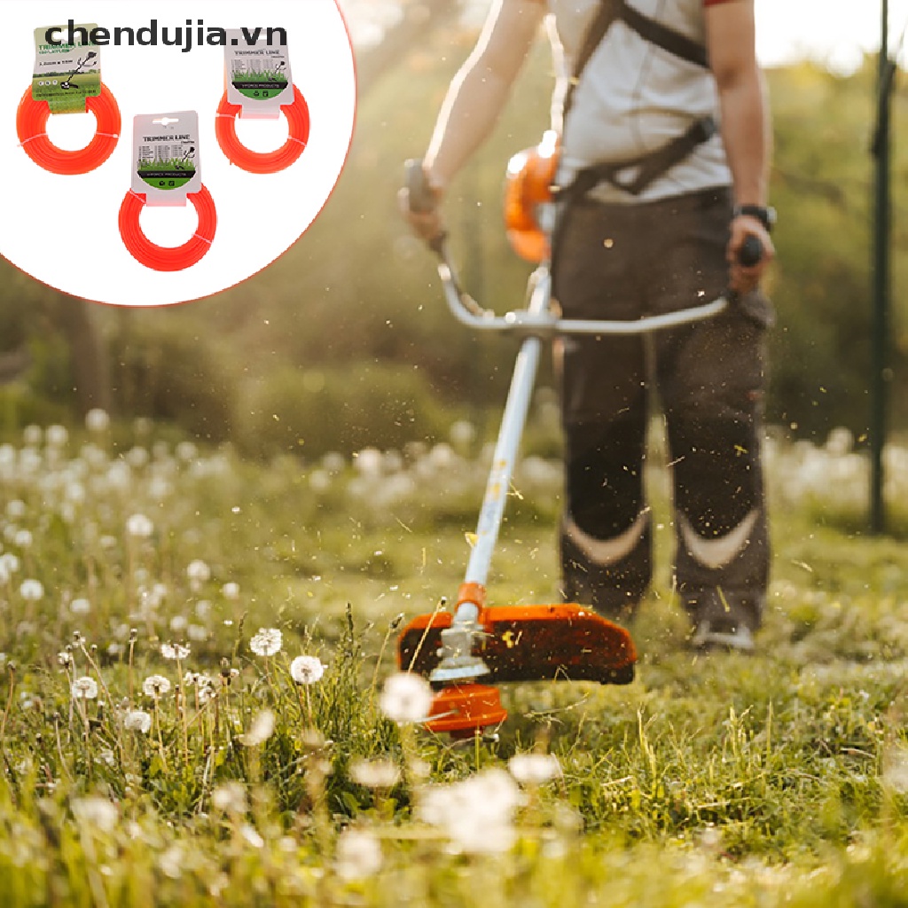 1 Cuộn Dây Nylon 15m * 2.4mm / 2.7mm / 3mm Cho Máy Cắt Cỏ