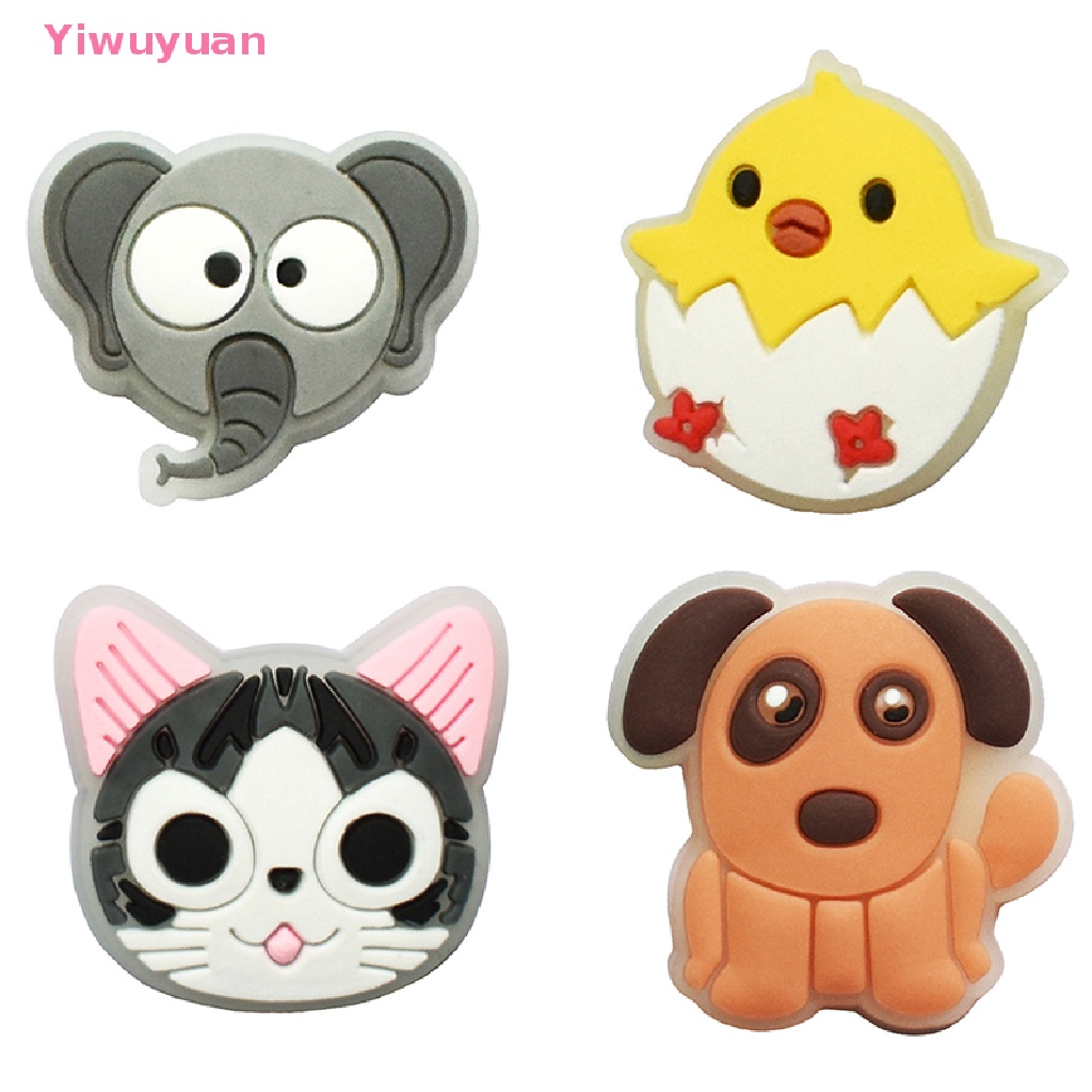 1 Phụ Kiện Trang Trí Giày Hình Cá Dạ Quang Bằng PVC Mới