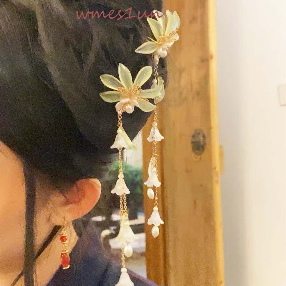 Trâm Cài Tóc Hình Chữ U Họa Tiết Hoa Phong Cách Trung Quốc WMES15H