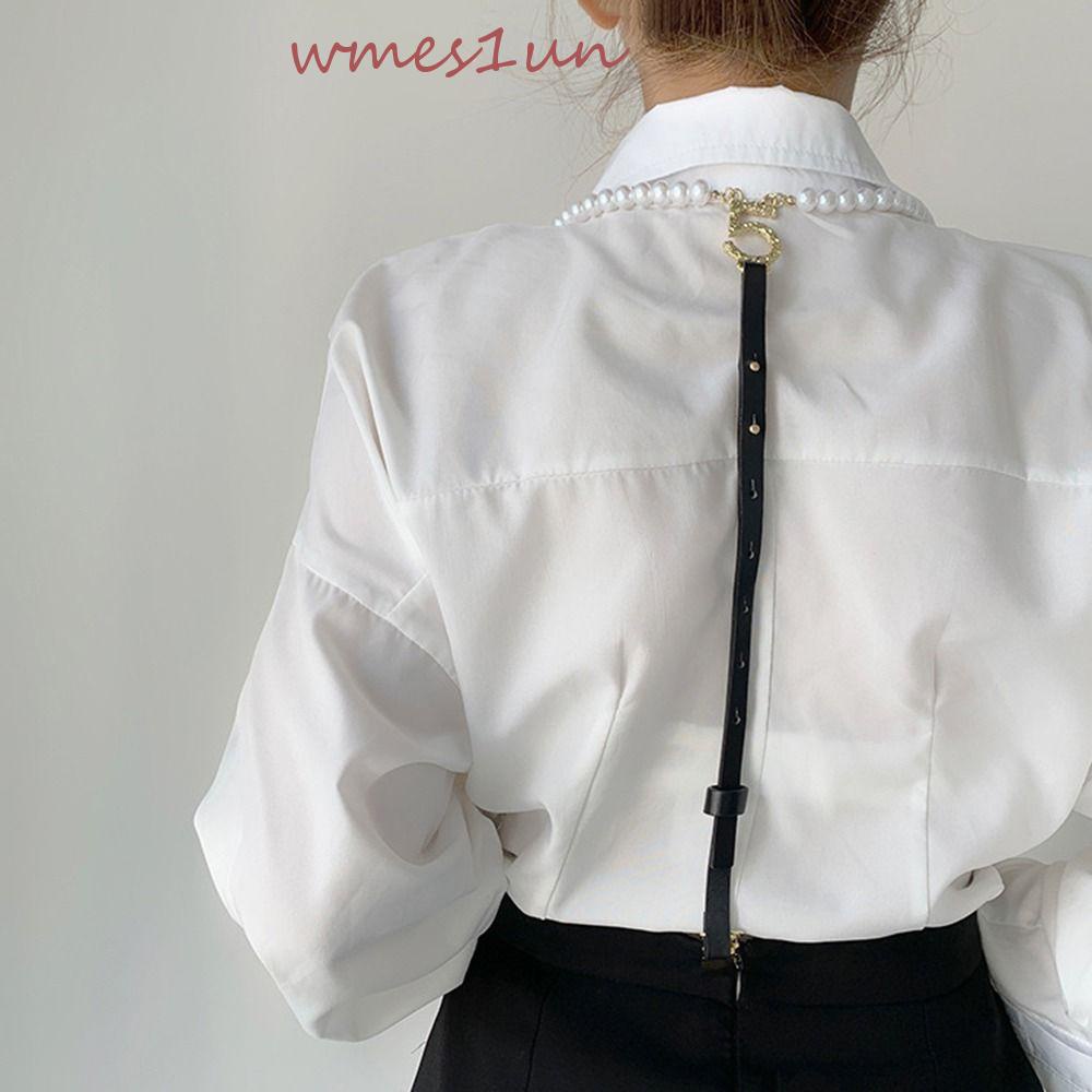 Dây Đeo Lưng Kèm Kẹp Giữ WMES15H Màu Trơn Tiện Dụng|Kẹp Treo Quần Áo 3 Kẹp Tiện Dụng Cho Người Lớn