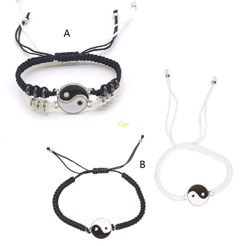 Flgo Set 2 Vòng Tay Dây Xích Thái Cực Quyền Phù Hợp Cho Mọi Người