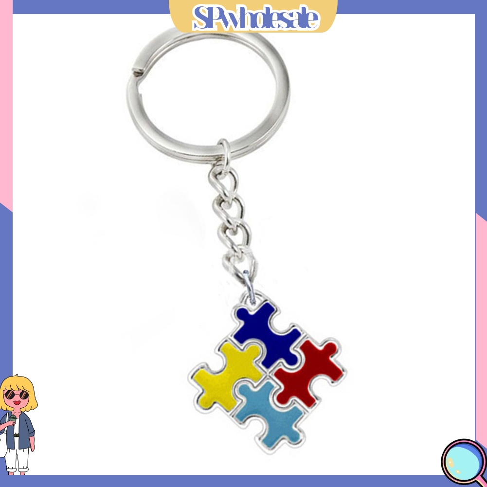 <SPwholesale> Móc Khóa Xe Hơi Đồ Chơi Nhận Thức Tự Kỷ Đầy Màu Sắc Unisex