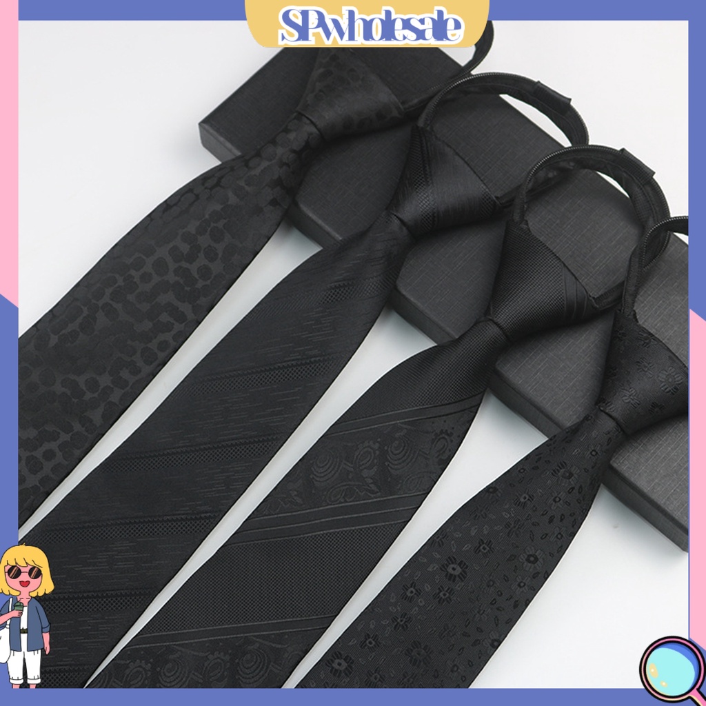 <SPwholesale> Cà Vạt Có Thể Điều Chỉnh Chống Dầu Chống Bụi Bẩn Chống Nhăn Trang Trọng Cho Văn Phòng