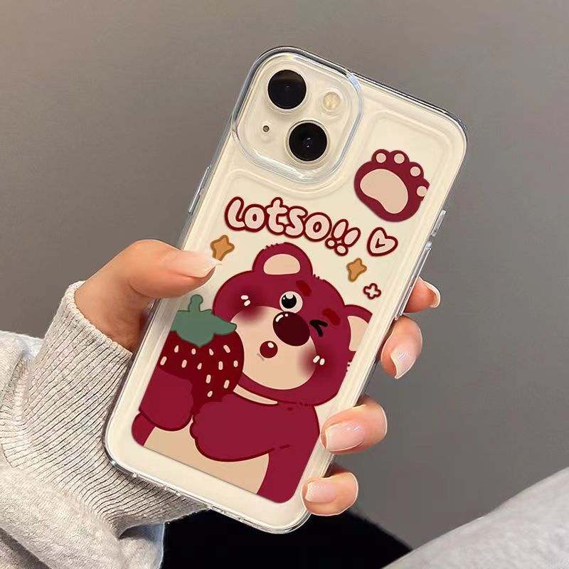 ✅Ốp Điện Thoại Silicon Trong Suốt Hình Gấu Pooh Cho iPhone6plus / 1411 xr / promax 7 TV9R 12 13