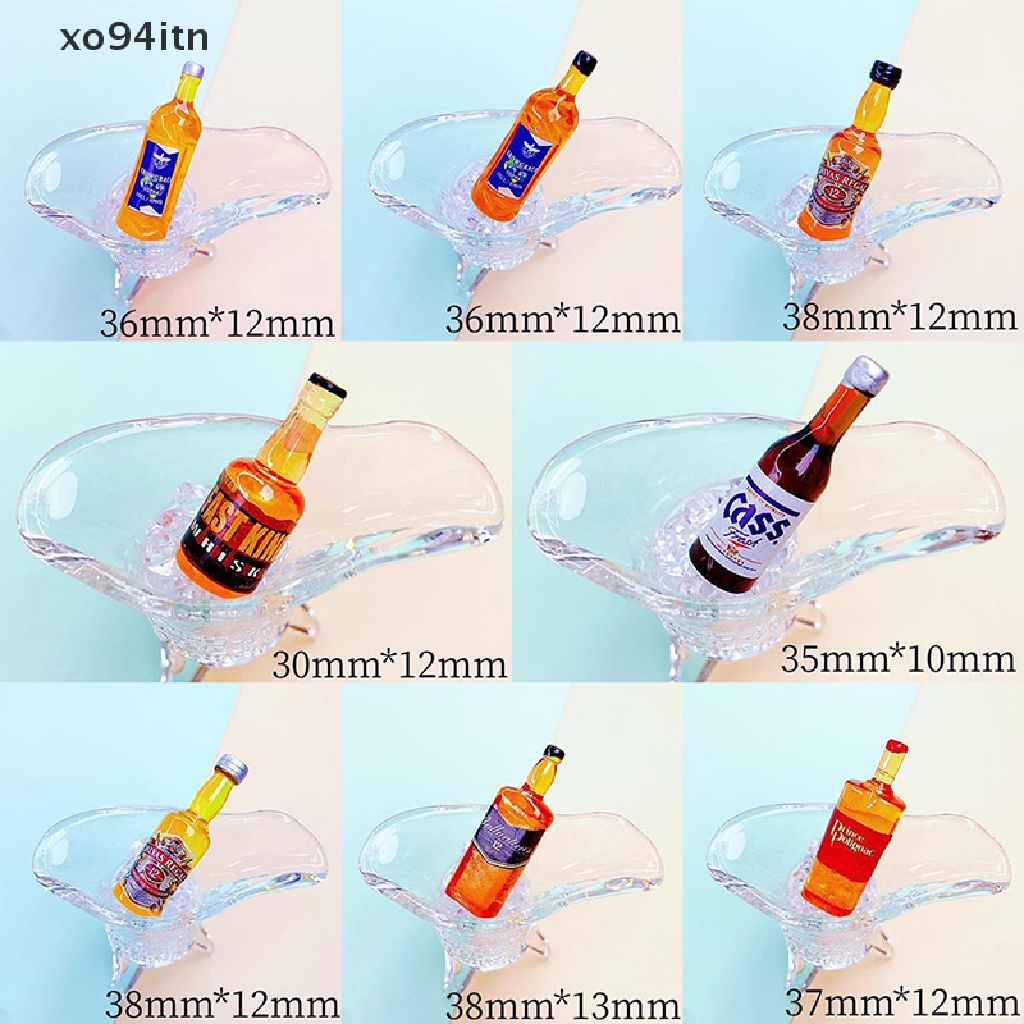 Set 5 Chai Nước Mini Đồ Chơi Cho Nhà Búp Bê