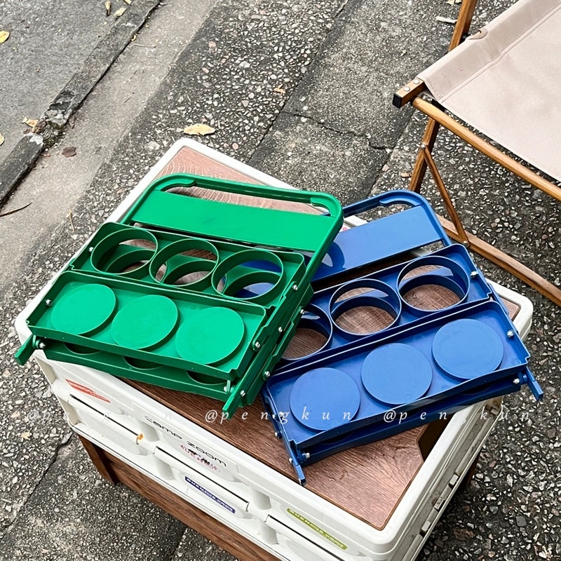 Giỏ Đựng Thức Uống Có Tay Cầm Có Thể Gấp Gọn Tiện Dụng Mang Theo Du Lịch Cắm Trại