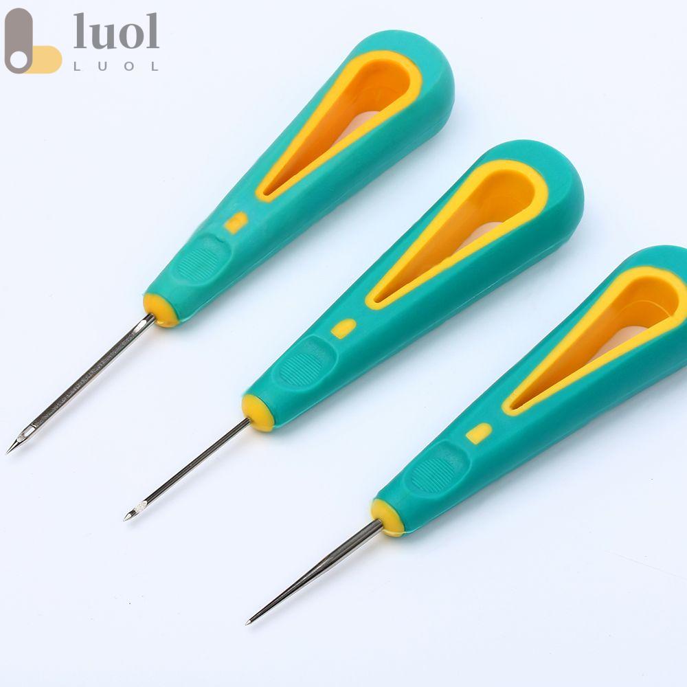Luol Băng Da Awl Thép Khâu Với Kim Tay Cầm Cao Su Hình Nón